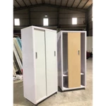 [GIÁ XƯỞNG] tủ áo quần 2 cánh lùa cao 1m8 ngang 80 sâu 50 nhựa Đài Loan bền đẹp - miễn ship HCM ,BD — ảnh 1