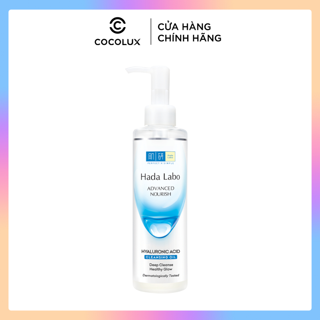 Dầu Tẩy Trang Hadalabo Advanced Nourish Cleansing Oil Sạch sâu, Dưỡng ẩm 200ml