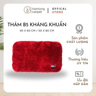 [HL] Thảm chùi chân Hán Long B5 sợi ion bạc kháng khuẩn 99%, mềm mại, thấm nước, chống trượt H24