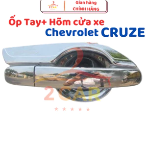 Ốp tay nắm, hõm cửa xe Cruze 2009 - 2024 Nhựa ABS mạ crom cao cấp