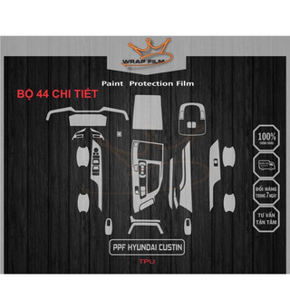 Hyndai Custin PPF bảo vệ nội thất Custin 2023(TPU phục hồi xước)