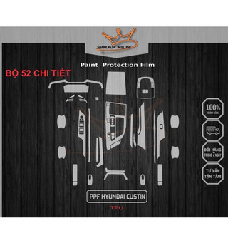 Hyndai Custin PPF bảo vệ nội thất Custin 2023(TPU phục hồi xước)