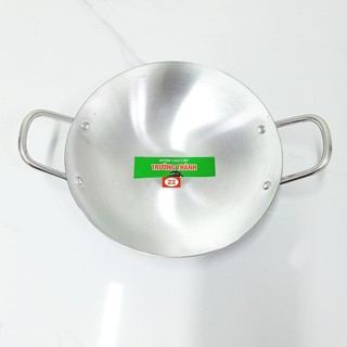 Combo 3 chảo nhôm (16cm,18cm,22cm) loại dày lòng sâu tráng bánh xèo, xào chính hãng giá rẻ - Hunghome
