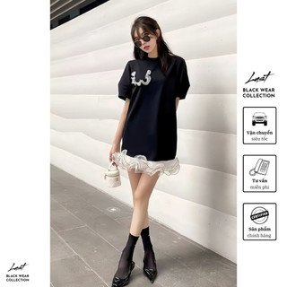 Váy suông chân voan bèo dáng ngắn cao cấp LUST chất liệu dày dặn thiết kế đẹp - TM12
