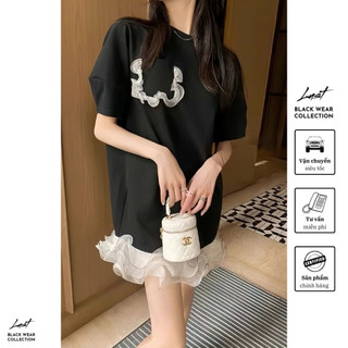 Váy suông chân voan bèo dáng ngắn cao cấp LUST chất liệu dày dặn thiết kế đẹp - TM12