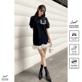 Váy suông chân voan bèo dáng ngắn cao cấp LUST chất liệu dày dặn thiết kế đẹp - TM12