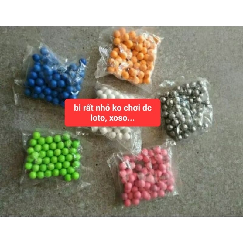 Bi Nhựa 6mm ( 1 bịch 50v)