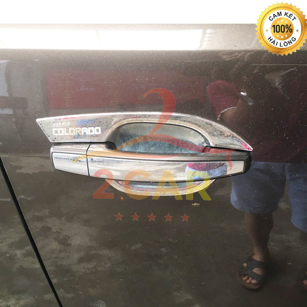 Ốp Tay, Hõm Cửa Xe Chevrolet Colorado 2015 - 2023 mạ crom