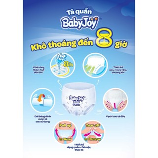 [MUA 2 TẶNG 1 QUÀ] Bỉm - Tã Quần Baby Joy Unicharm M50/L50/XL50/XXL50 Mỏng Thoáng Chỉ 2mm Công Nghệ Nhật
