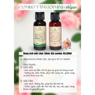 Combo Dầu Gội + Sữa Tắm thảo dược - Tóc chắc khỏe, dưỡng da sáng mịn, an toàn thiên nhiên - 300ml