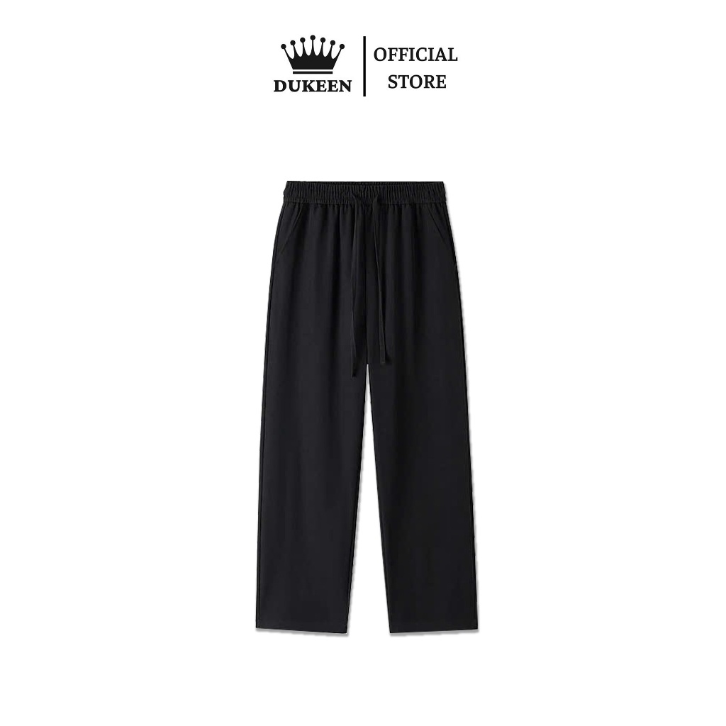 Quần Đũi Xếp Li Ống Suông Dukeen Basic Vibe Unisex Nam Nữ Local Brand QD059