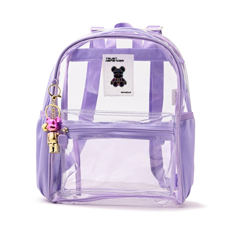 Ảnh Balo mini Mr Vui BLTEEN 1022, balo trong suốt thời trang nữ chống thấm nước cho học sinh, sinh viên 3
