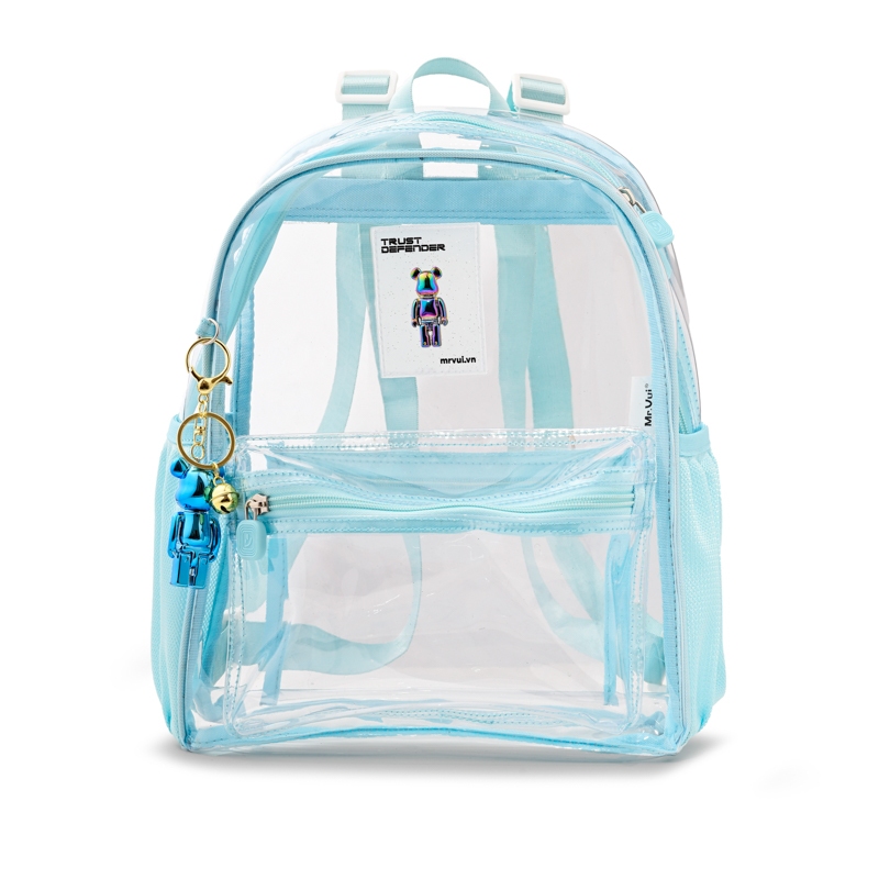 Ảnh Balo mini Mr Vui BLTEEN 1022, balo trong suốt thời trang nữ chống thấm nước cho học sinh, sinh viên 4