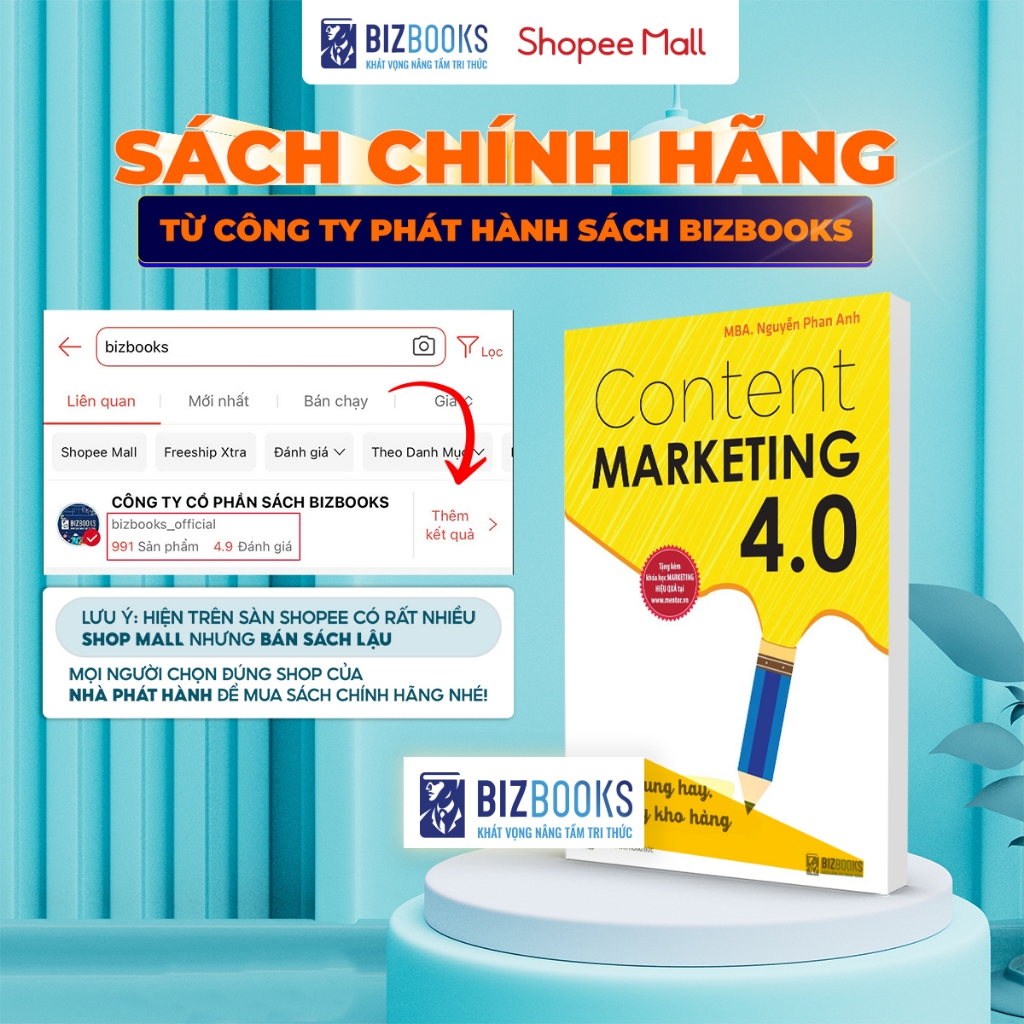 Sách Content Marketing 4.0: Nội Dung Hay, Bán Bay Kho Hàng - Tặng kèm khóa học online