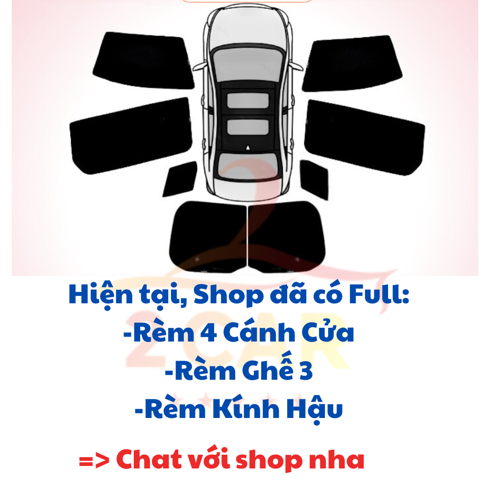 Rèm che nắng xe Mitsubishi Attrage 2015 - 2021, 2022, 2023, 2024, 2025 có hít nam châm cao cấp
