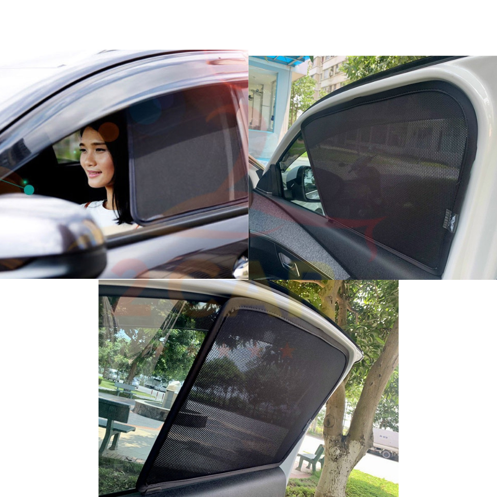 Rèm che nắng xe Mitsubishi Attrage 2015 - 2021, 2022, 2023, 2024, 2025 có hít nam châm cao cấp