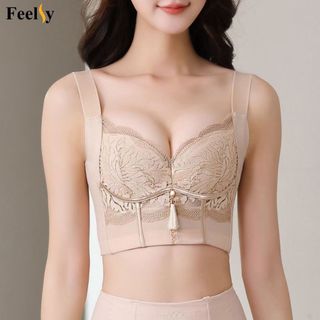 [Chính Hãng Cao Cấp] Áo lót nữ định hình Feelsy bra nâng ngực, bản to gọn mỡ lưng nách có khe lót thêm đệm B56