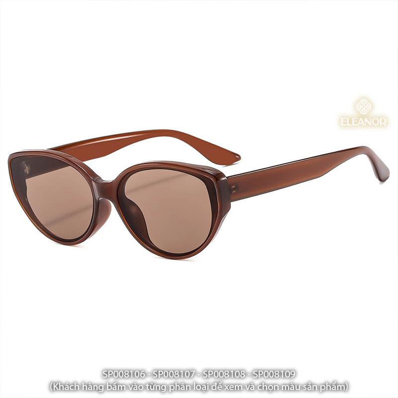 Kính râm nam nữ Eleanor Accessories nhiều màu kính mát cá tính phụ kiện trang sức thời trang 8106