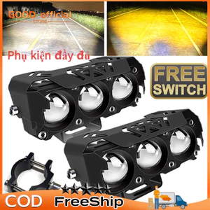 【một cặp】Đèn LED Sương Mù Siêu Sáng 2024 12V 24V Cho Xe Hơi Xe Máy,Xác thực và chất lượng tốt