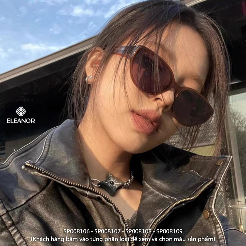 Kính râm nam nữ Eleanor Accessories nhiều màu kính mát cá tính phụ kiện trang sức thời trang 8106