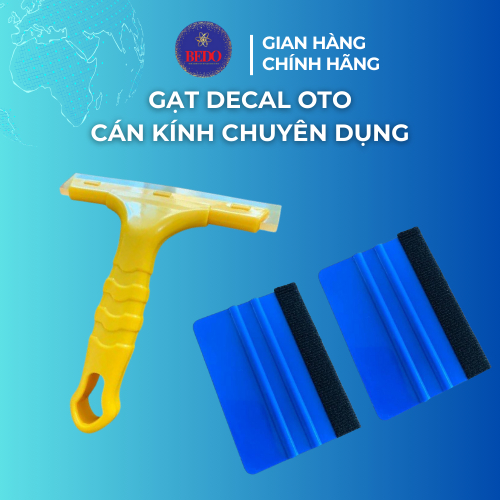Gạt Decal Cầm Tay BEDO Nhựa ABS Mini Miết Decal Gạt Kính Gạt Nước Dán Tường Chống Trầy Bền Đẹp