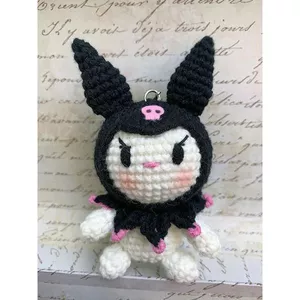 Kuromi móc khoá crochet (handmade)