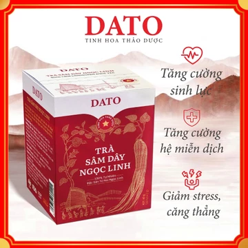 Trà Sâm Dây Ngọc Linh DATO – Thành phần 100% Tự Nhiên Đặc Sản Núi Ngọc Linh, Vị Thanh Dịu, Không Chất Bảo Quả