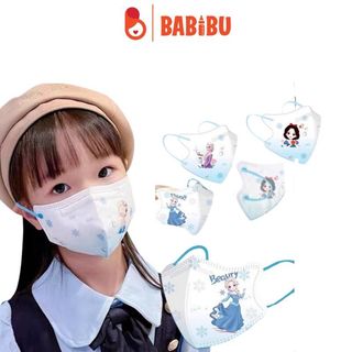 Set 10 khẩu trang cho bé từ 3 tới 12 tuổi họa tiết dễ thương