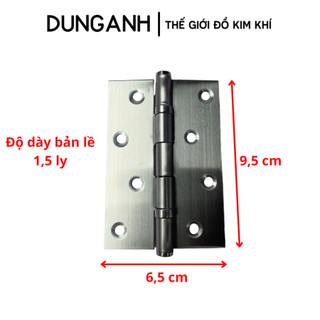 Bản lề lá Inox 304 bản lề lá 9cm tặng kèm vít - Kim Khí Dung Anh