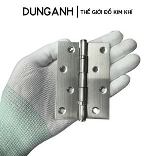 Bản lề lá Inox 304 bản lề lá 9cm tặng kèm vít - Kim Khí Dung Anh