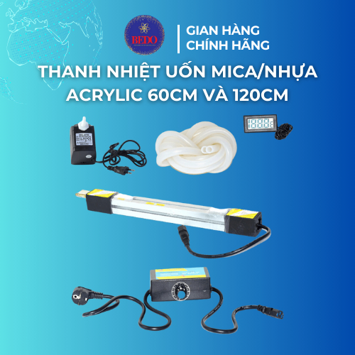 Thanh Nhiệt Uốn Mica BEDO Hợp Kim Nhôm 65-125cm Uốn Mica 10mm Gia Nhiệt Nhanh Bền Chắc