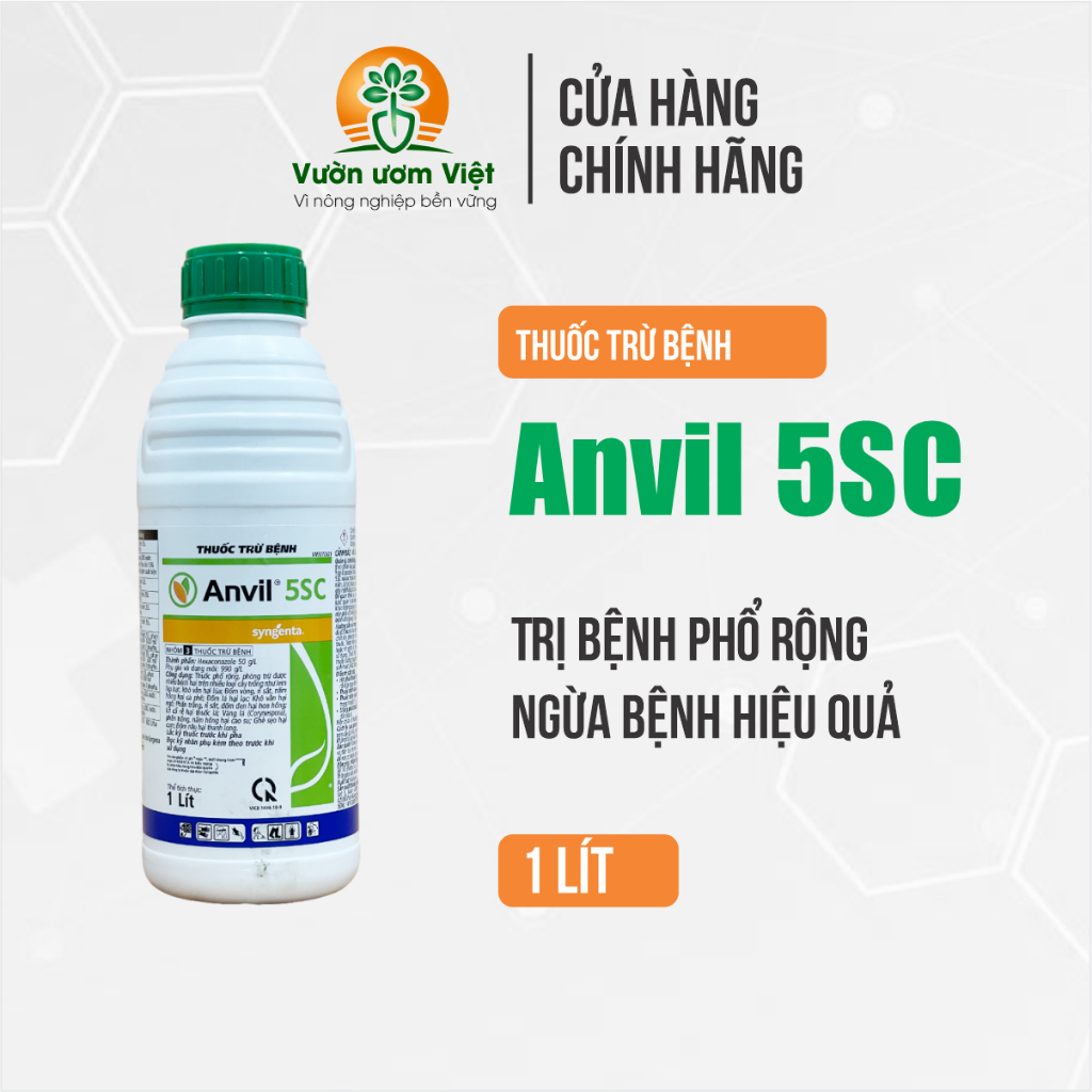 Thuốc trừ bệnh Anvil 5SC Syngenta - trừ bệnh phổ rộng, thương hiệu cao cấp - 1000ml