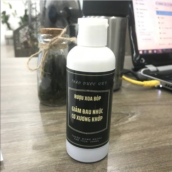 Rượu xoa bóp ngâm thảo dược giảm đau nhức cơ xương khớp hiệu quả, giảm đau nhanh, an toàn lành tính