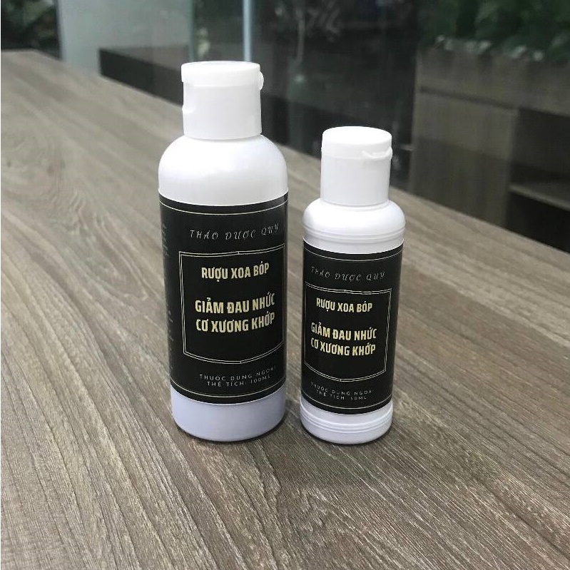 Rượu xoa bóp ngâm thảo dược giảm đau nhức cơ xương khớp hiệu quả, giảm đau nhanh, an toàn lành tính