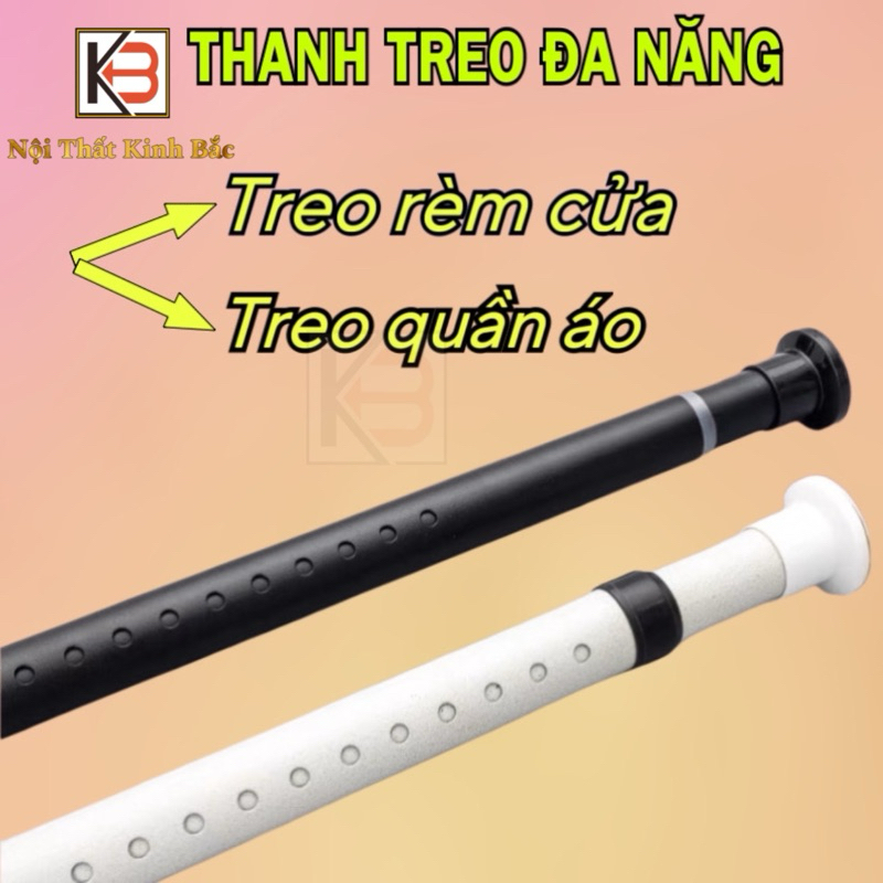 [ Thanh treo đa năng 3,2cm ] Khung treo rèm, Thanh treo quần áo loại ...
