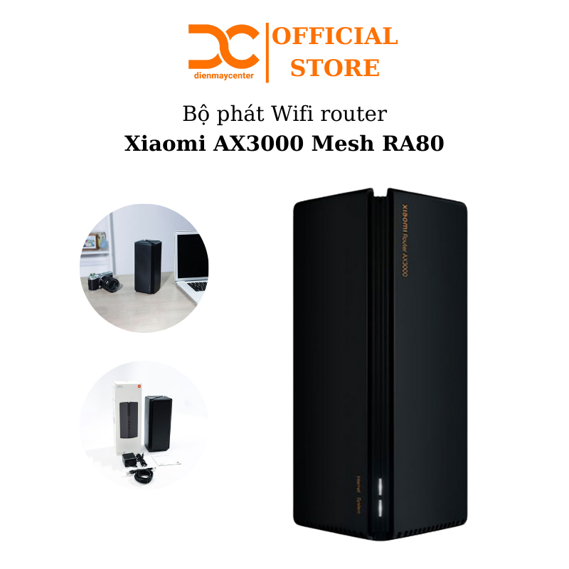 Bộ phát Wifi router Xiaomi AX3000 Mesh RA82 (Bản quốc tế)/ RA80 (Bản ...