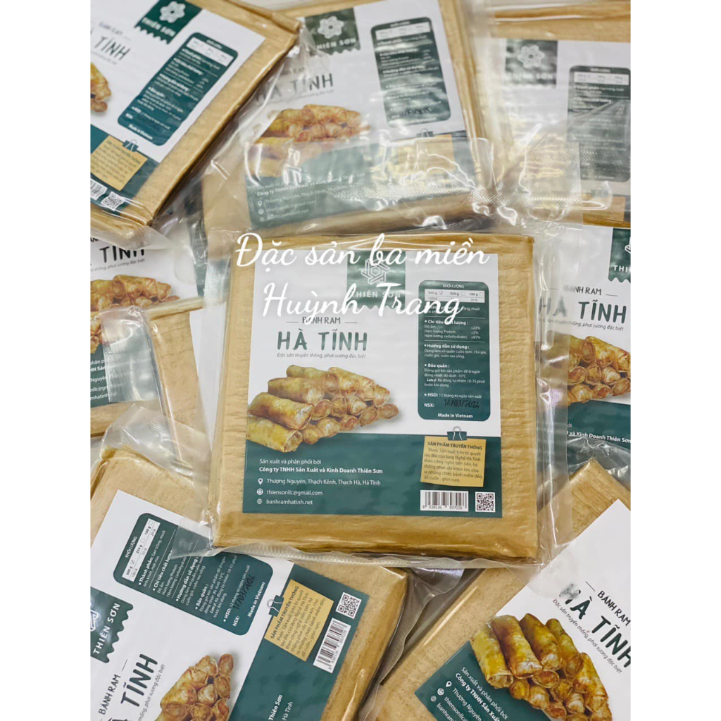 Bánh ram Hà Tĩnh (Vỏ ram) Bánh cuốn nem - Đặc Biệt - 250g/500g hút chân ...
