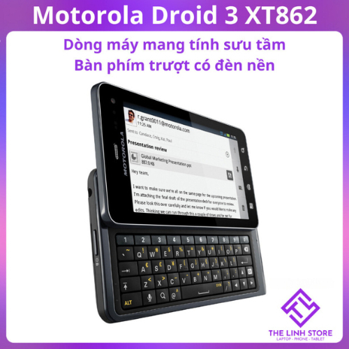 Điện thoại Motorola Droid 3 XT862 có bàn phím trượt đèn nền | Shopee ...