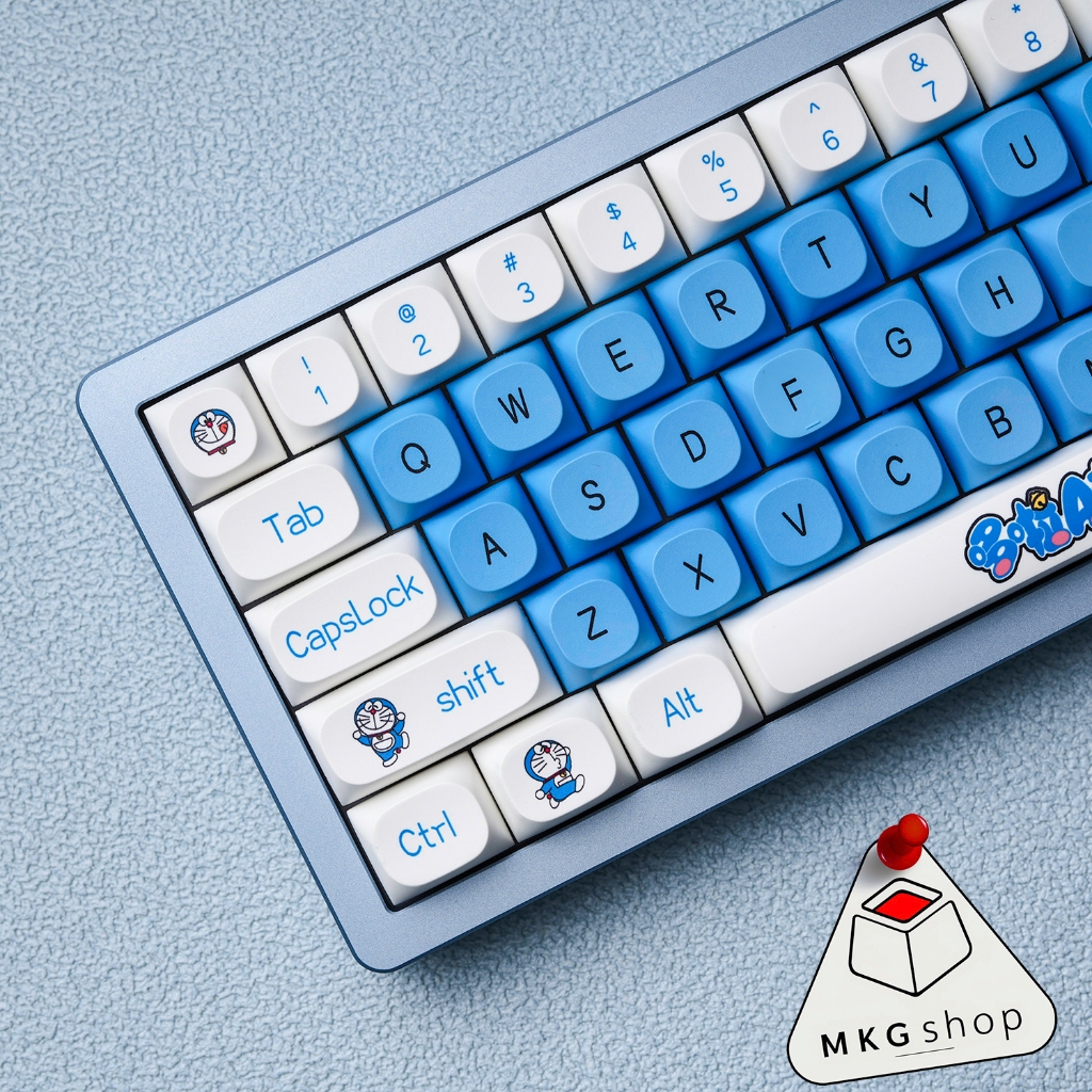 Keycap Doraemon PBT dyesub MA profile 124 nút bàn phím cơ siêu rẻ ...