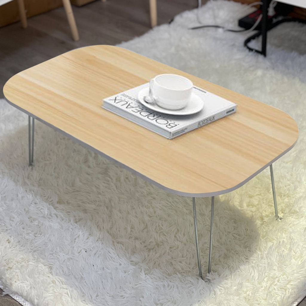 Bàn ngồi bệt gấp gọn mini và bàn xếp sinh viên ngồi học trên giường - Nhu Y Decor