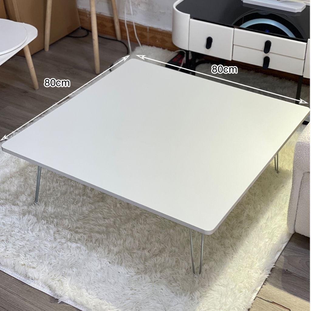 Bàn ngồi bệt gấp gọn mini và bàn xếp sinh viên ngồi học trên giường - Nhu Y Decor