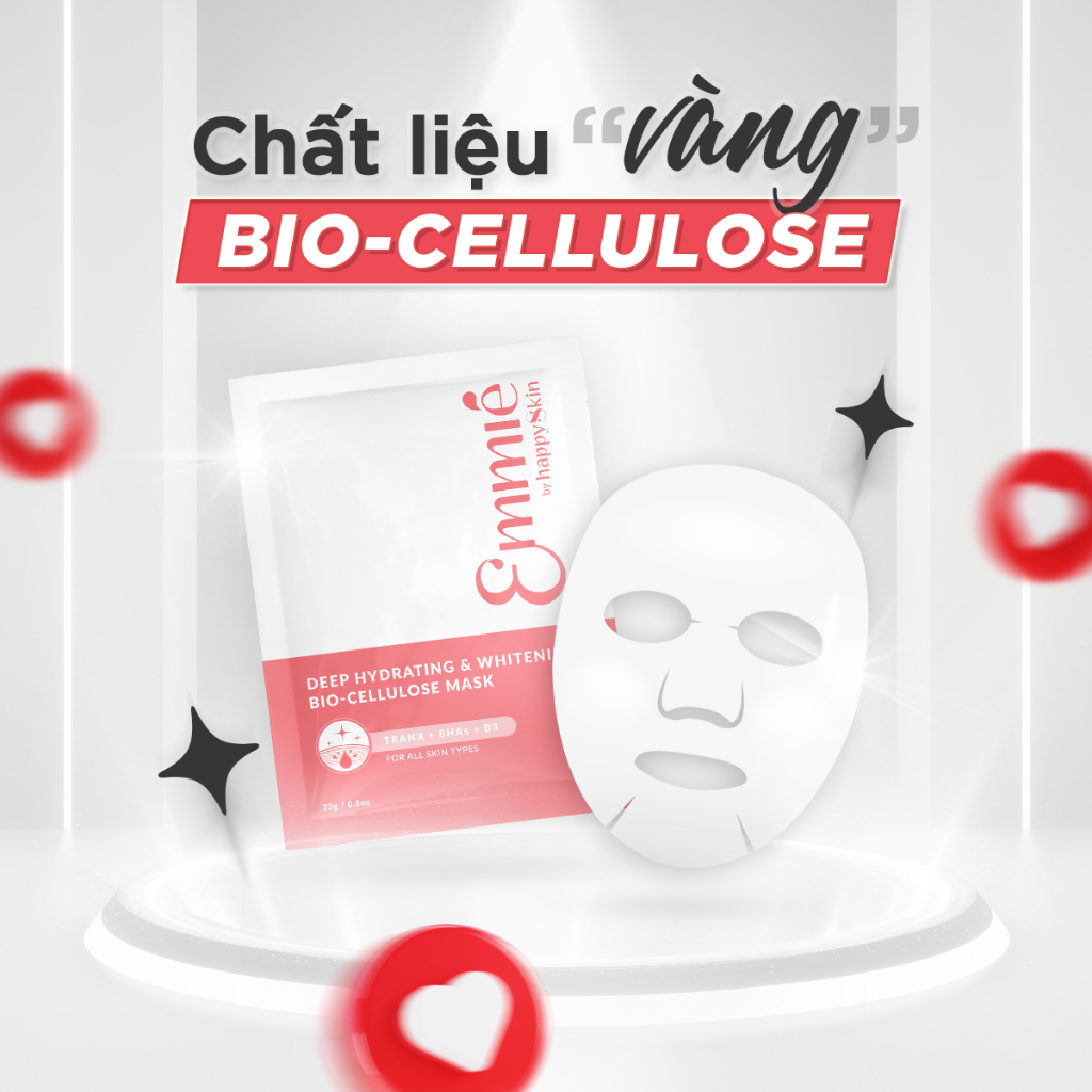 Ảnh [KOL LIVE] COMBO 20 Mặt Nạ Sinh Học Bio-Cellulose Mask 25gx20 4
