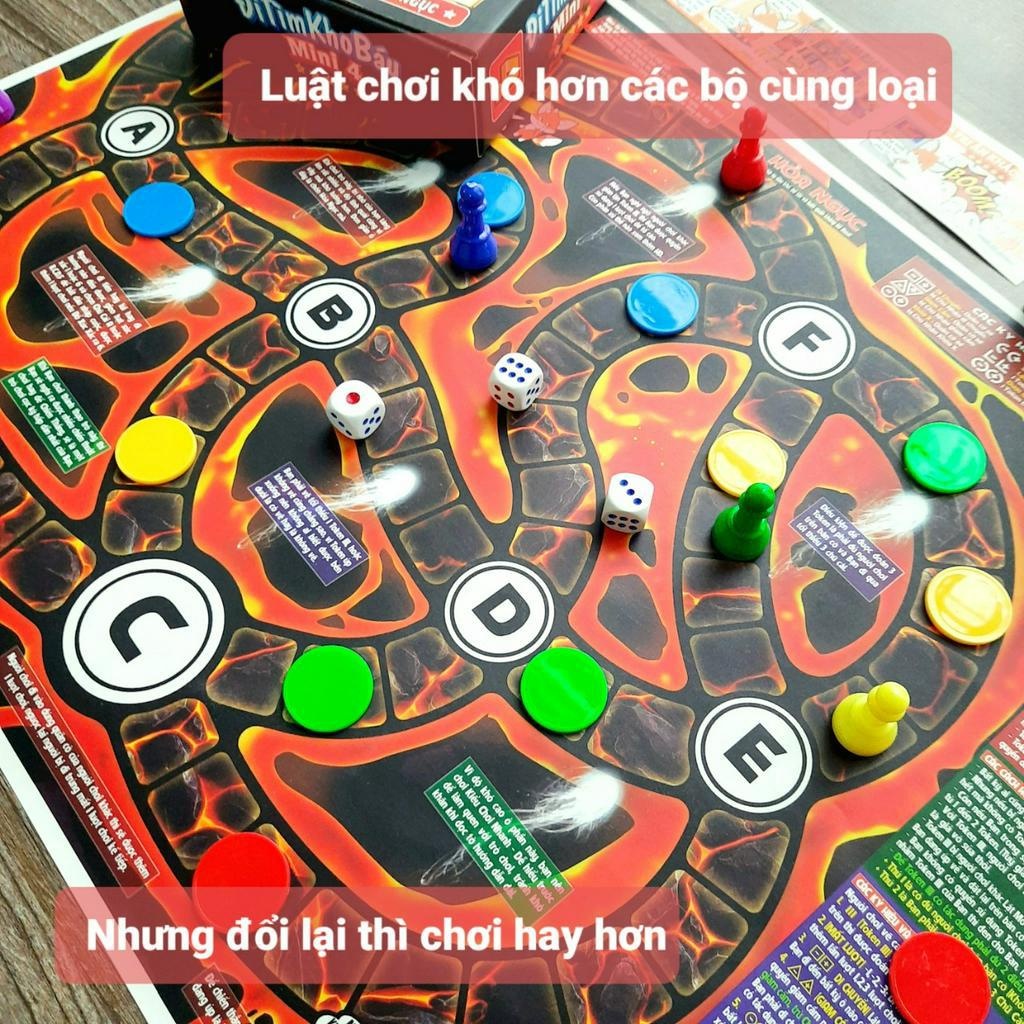 Đồ Chơi Board Game - Đi Tìm Kho Báu Mini - Đồ Chơi Phát Triển Tư Duy Dễ Chơi Vui Nhộn