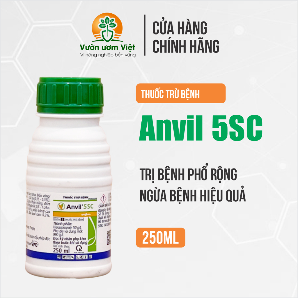 Thuốc trừ bệnh Anvil 5SC Syngenta - trừ bệnh phổ rộng, thương hiệu cao cấp - 250ml