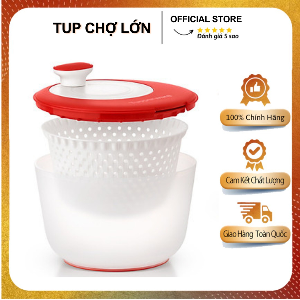 Dụng Cụ Quay Rau Tupperware Spinning Chef 3.9L - Tup Chính Hãng Chợ Lớn ...