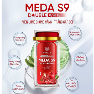 Meda S9 Duyên Thị Double White - Viên Uống Chống Nắng - Trắng Gấp Đôi