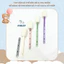 Cọ rửa bình sữa, cọ rửa ly cốc FINLEY Moonie 4 màu, tay cầm kéo dài 4 mức tới 35cm, cọ được ly cao