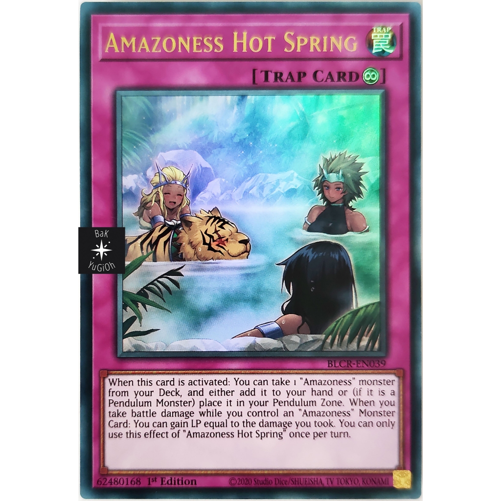 [BaK Yu-Gi-Oh!] [Thẻ Bài Chính Hãng] Amazoness Hot Spring |EN| Ultra ...
