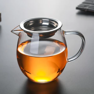 Tống chuyên trà thủy tinh chịu nhiệt cao cấp (có mẫu kèm lọc trà Inox)