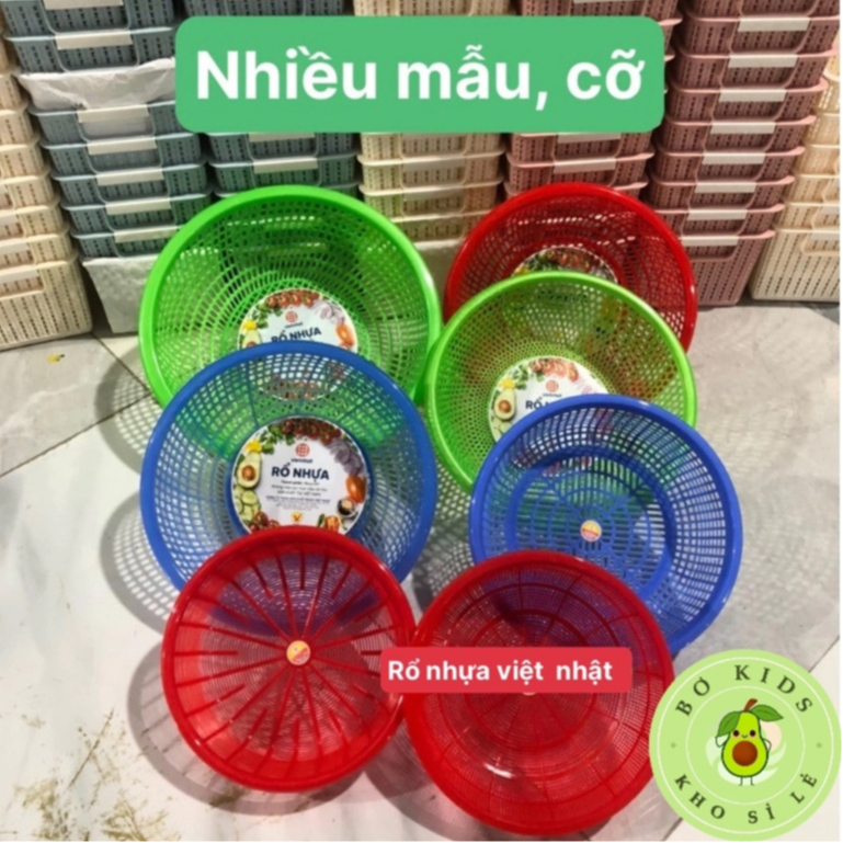 Rổ rửa rau, rổ đựng hoa quả, rổ nhựa đựng rau Việt Nhật (MS:3465 ...